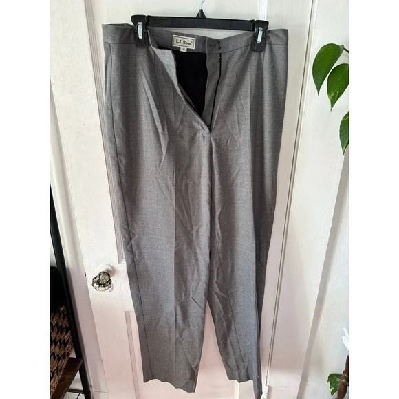 LL Bean women’s size 12 gray pants - Picture 2 of 8